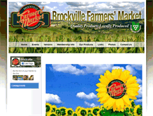 Tablet Screenshot of brockvillefarmersmarket.ca